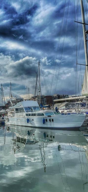 Prachtig jacht 13 meter met Flybridge, Watersport en Boten, Motorboten en Motorjachten, Ophalen, Gebruikt, Staal, Diesel
