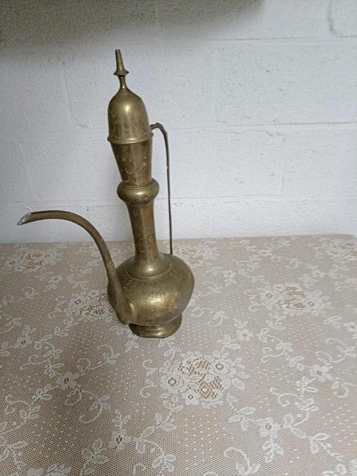 Grote Oosterse Vintage Messing Theepot aan halve prijs, Antiek en Kunst, Antiek | Brons en Koper, Koper, Ophalen
