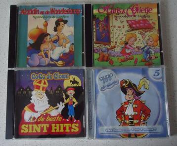 Lot 186 met 4 CD's van "Sprookjes & Liedjes, Coco De Clown, 