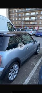 Zeer mooie mini cooper!, Auto's, Voorwielaandrijving, Zwart, 1600 cc, Leder en Stof
