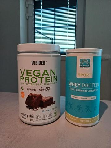 2x proteine shakes, waarvan 1 vegan disponible aux enchères