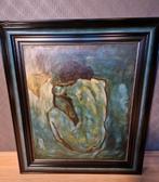 Schilderij olie op canvas Blue Nude van G. Shaw, Ophalen of Verzenden