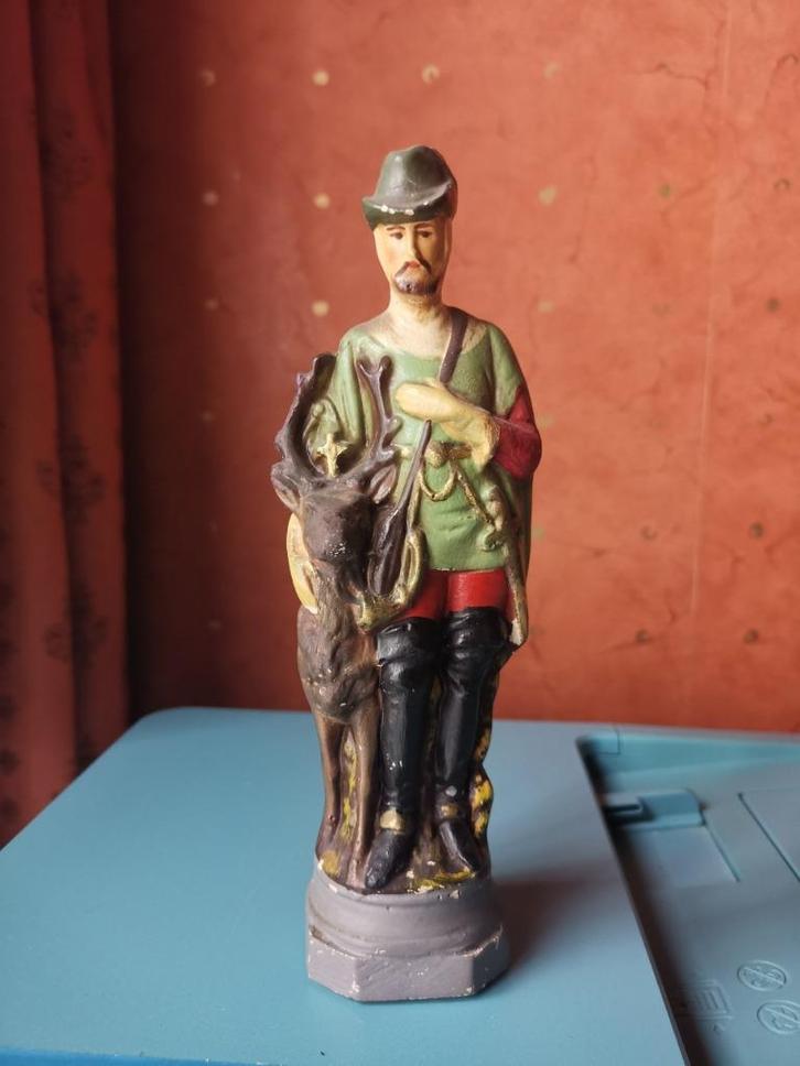 St Hubert, Hl Hubertus, Antiek en Kunst, Antiek | Religieuze voorwerpen, Ophalen of Verzenden