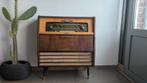Meubel, radio met platenspeler., Ophalen, Gebruikt, Radio