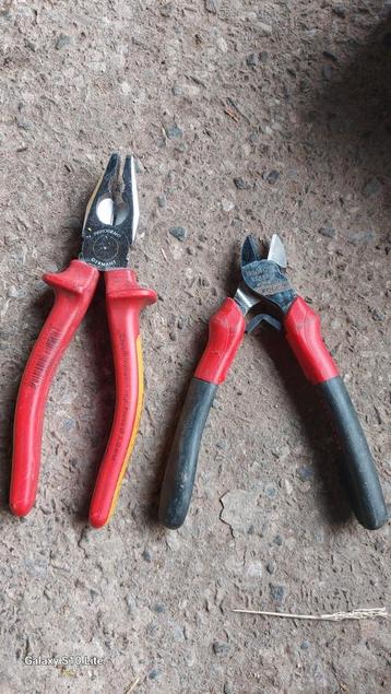 1 facom 1 knipex kniptang, Zo goed als nieuw