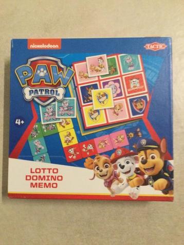 Lotto  domino memo Paw Patrol beschikbaar voor biedingen