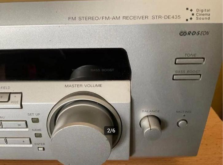 Sony Str-de 435 Surround, TV, Hi-fi & Vidéo, Amplificateurs & Ampli-syntoniseurs, Comme neuf, Stéréo, 60 à 120 watts, Sony, Enlèvement