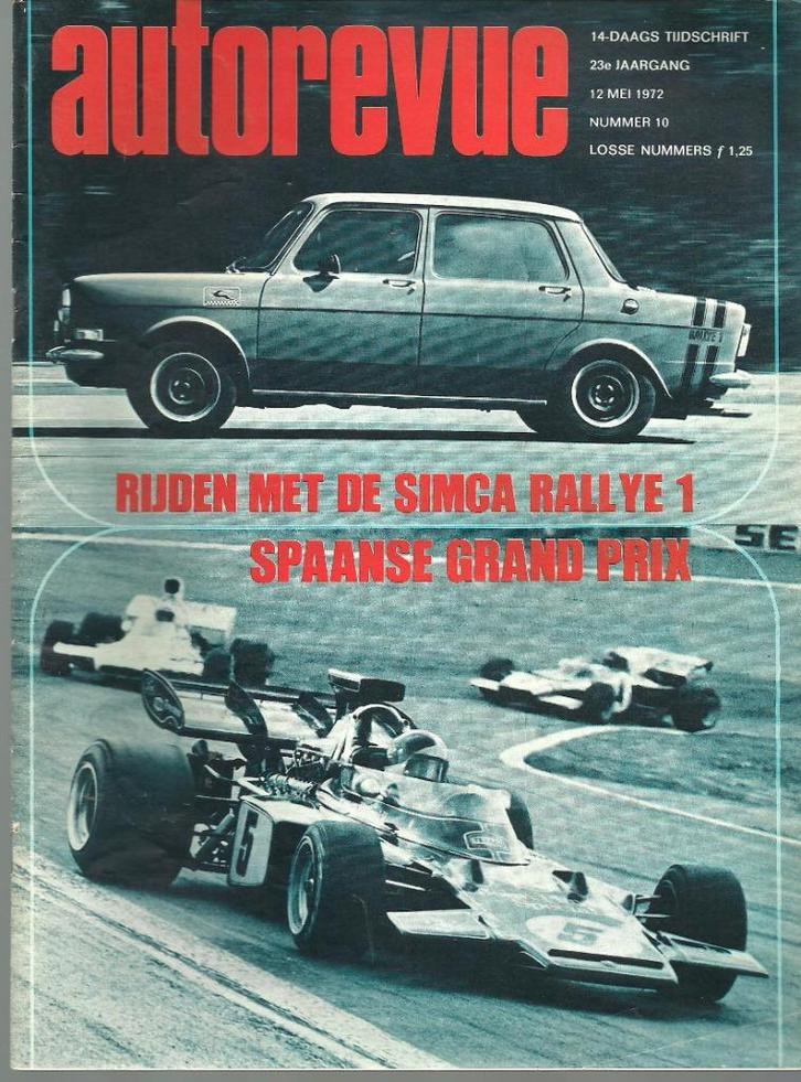 AUTOREVUE (NL) magazines  1972, Boeken, Auto's | Folders en Tijdschriften, Gelezen, Algemeen, Verzenden