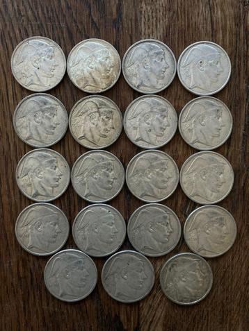 Lot: 19x België 50 Frank 1948-1955  beschikbaar voor biedingen