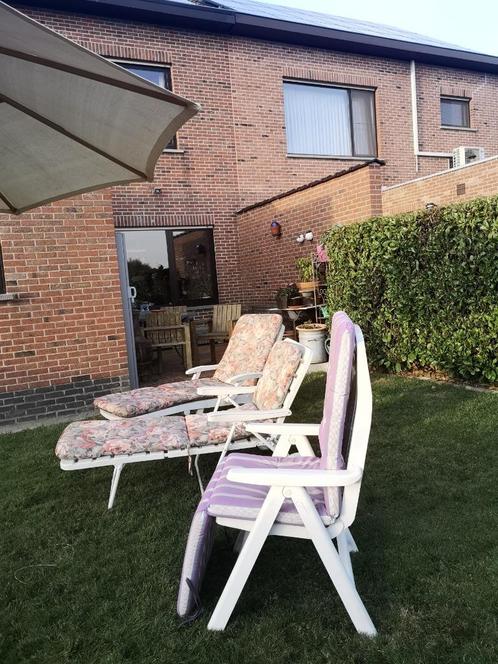 Kussens voor tuinligstoelen bloemmotief 20 € /stuk, Tuin en Terras, Tuinmeubel-accessoires, Ophalen of Verzenden