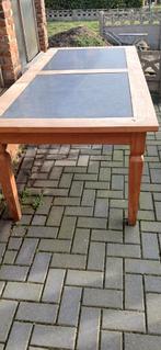 Table en teck, pour intérieur ou extérieur 100 x 220, Jardin & Terrasse, Tables de jardin, Enlèvement