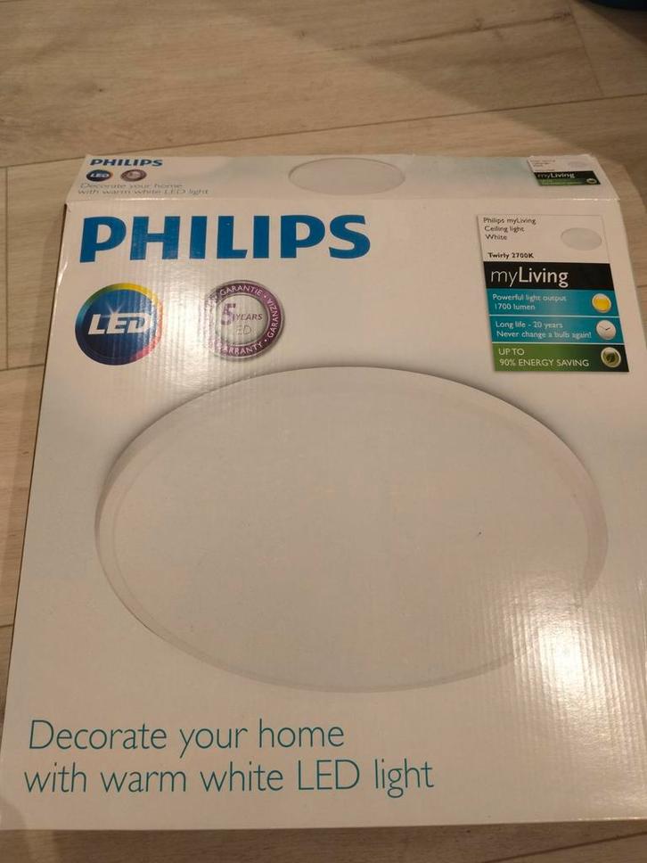 Philips Led Plafondlamp (of muur), Huis en Inrichting, Lampen | Plafondlampen, Zo goed als nieuw, Ophalen