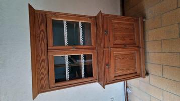 Buffet avec vitrine en excellent état !, Enlèvement, Comme neuf