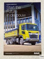 DAF Brochure Start The Future In De Bouw, Ophalen of Verzenden, Gelezen