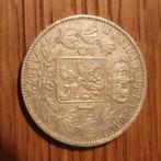5 francs zilveren Leopold 2 1872 in goede staat, Verzenden, Zilver, Losse munt, Zilver