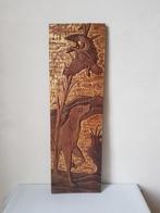 Sculpture sur bois - avec dorure - Faune & Flore, Antiquités & Art, Art | Sculptures & Bois, Enlèvement ou Envoi