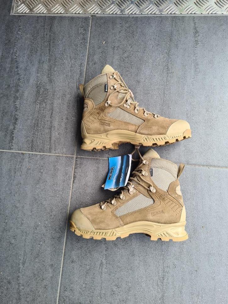 Schoenen Meindl beige all weather Goretex, Verzamelen, Militaria | Algemeen, Landmacht, Kleding of Schoenen, Ophalen of Verzenden