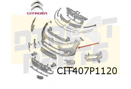 Citroën C4 SpaceTourer voorbumper (te spuiten) (bij parkeerh, Auto-onderdelen, Carrosserie, Bumper, Citroën, Voor, Nieuw, Verzenden
