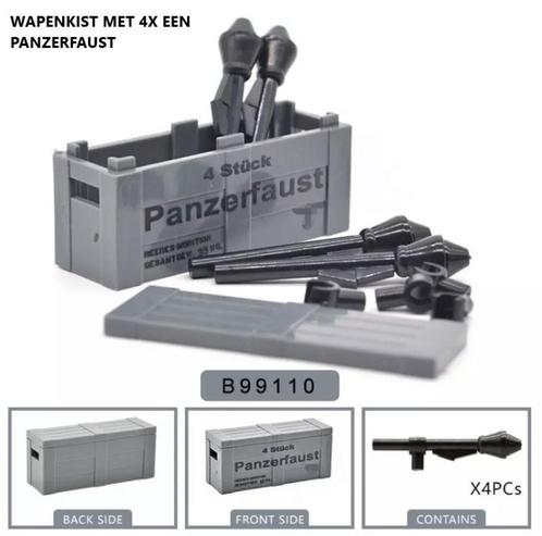 🎁WW2 Bouwstenen - X32 - Duitse wapenkist met Panzerfaust 🎁, Enfants & Bébés, Jouets | Duplo & Lego, Neuf, Lego, Ensemble complet