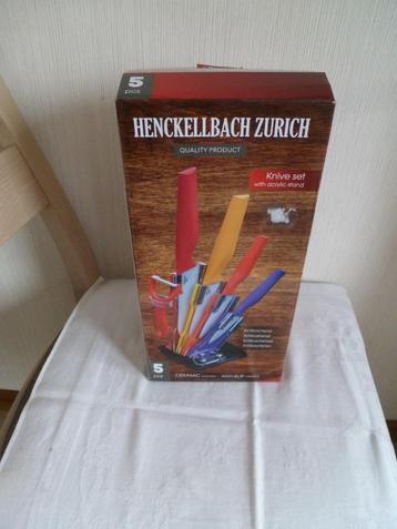 4 NIEUWE keramische messen „Zurich” en een dunschiller beschikbaar voor biedingen