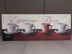 Wanddecoratie Espresso Bar - op canvas, Ophalen, Gebruikt