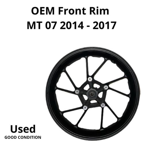 Yamaha MT 07 2014 - 2017 Voorwiel (velg) RECHT!, Motoren, Onderdelen | Yamaha, Gebruikt, Ophalen of Verzenden