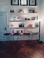 4 Barkrukken Bertoia-geïnspireerd (Wire Chair), Huis en Inrichting, Barkrukken, Ophalen, Met voetsteun, Nieuw, Metaal