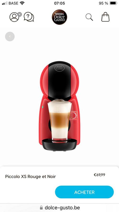 Krups NESCAFÉ DOLCE GUSTO PICCOLO XS/ Waarde: €69,99/ Nieuw, Elektronische apparatuur, Overige elektronische apparatuur, Nieuw