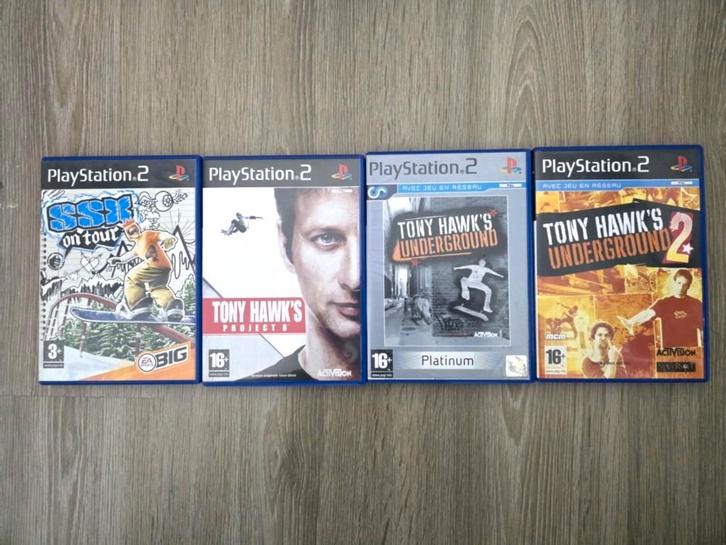 Jeux de skate PS2, Games en Spelcomputers, Games | Sony PlayStation 2, Zo goed als nieuw, Sport, 3 spelers of meer, Vanaf 3 jaar