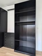 Armoire PAX noire, 100 à 150 cm, Enlèvement, Utilisé, 200 cm ou plus