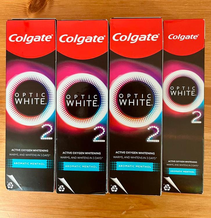 Colgate Optic White 2-pack – Zeldzame Thaise tandpasta Nieuw, Handtassen en Accessoires, Uiterlijk | Cosmetica en Make-up, Nieuw
