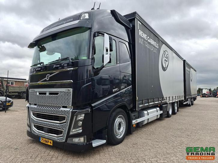 Volvo FH16-750 6x2 Globetrotter XL Euro6C - VEB+ - Volume Co, Auto's, Vrachtwagens, ABS, Climate control, Cruise Control, Electronic Stability Program (ESP)