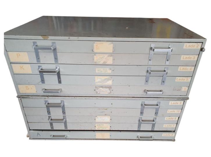 Ijzeren ladenkasten 3x, Zakelijke goederen, Kantoor en Winkelinrichting | Magazijn, Stelling en Opslag, Ophalen