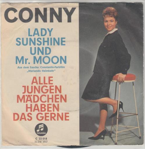 45T: Conny : Lady Sunshine und Mr. Moon, Cd's en Dvd's, Vinyl Singles, Gebruikt, Single, Ophalen of Verzenden