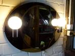 vintage space age spiegel dubbelgelaagd 1968, Ophalen, Zo goed als nieuw, 75 tot 100 cm, Minder dan 100 cm