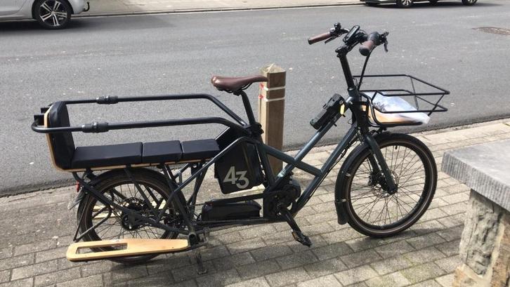 Vélo cargo Bike43 Shimano - longtail électrique, Fietsen en Brommers, Elektrische fietsen, Zo goed als nieuw, Ophalen of Verzenden
