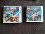 Lego Marvel Super Heroes + Lego Hobbit - Nintendo 3DS 10 €/p, Comme neuf, Enlèvement ou Envoi