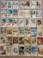 Anciennes cartes Nouvel An, Noël paysage (300 pièces), Enlèvement ou Envoi, Affranchie, Saisons