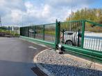 Zelfdragende industriële metalen poort, dubbele vleugel, Tuin en Terras, Tuinhekken en Hekwerk, Met poort, Overige typen, Nieuw