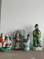 Lot 4 antieke Chinese porseleinen beelden, Antiquités & Art, Enlèvement ou Envoi