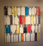 Grand tableau peinture 1m20 sur 1m20, Antiquités & Art, Enlèvement