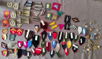 militaria epauletten insignes medailles belgisch leger