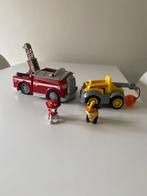 Paw Patrol brandweerwagen en mighty pups super Paw wagen, Ophalen of Verzenden, Zo goed als nieuw