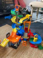 VTech Toet Toet toren met autootje, Ophalen of Verzenden, Gebruikt