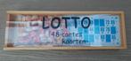 Lottospel met kaarten en houten cijfertjes, Ophalen, Nieuw