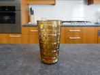 Oranje glazen vaas, Huis en Inrichting, Woonaccessoires | Vazen, Oranje, Ophalen of Verzenden, Minder dan 50 cm, Glas