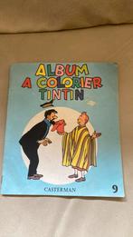 Ancien livre à colorier tintin, Tintin