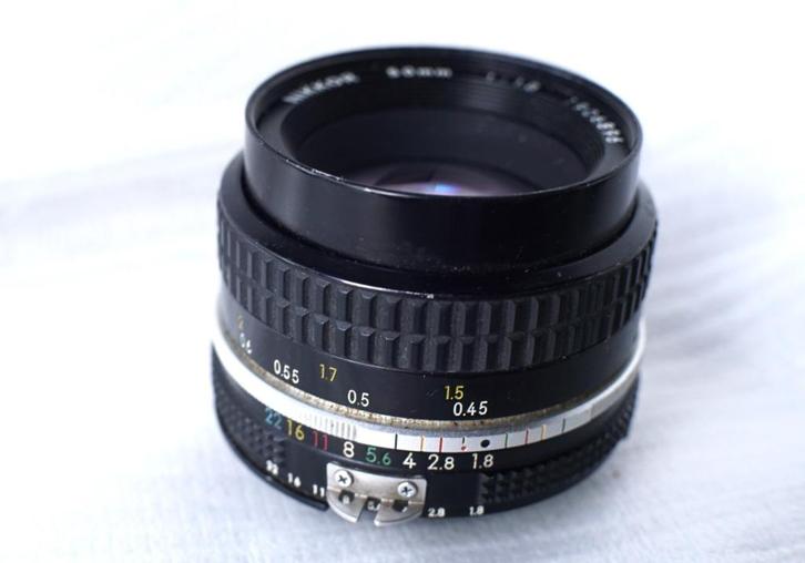 Nikkor AI 50mm 1.8 voor Nikon „F” digit /analoog, Audio, Tv en Foto, Fotocamera's Analoog, Gebruikt, Spiegelreflex, Nikon, Ophalen of Verzenden
