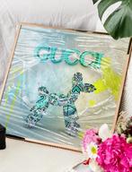 Exclusief XXL Glasschilderij | Wrapped Woof Collection, Oorspronkelijke maker, Verzenden, Nieuw, 125 cm of meer