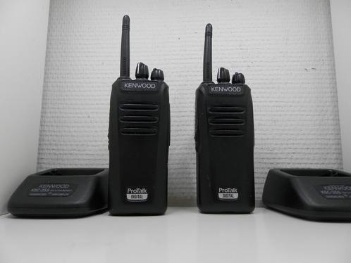 Kenwood TK 3401D vergunningsvrije digitale portofoons, Telecommunicatie, Portofoons en Walkie-talkies, Zo goed als nieuw, Portofoon of Walkie-talkie